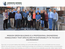 Tablet Screenshot of missiongreenbuildings.com